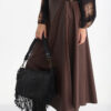Skirt maxi eco leather