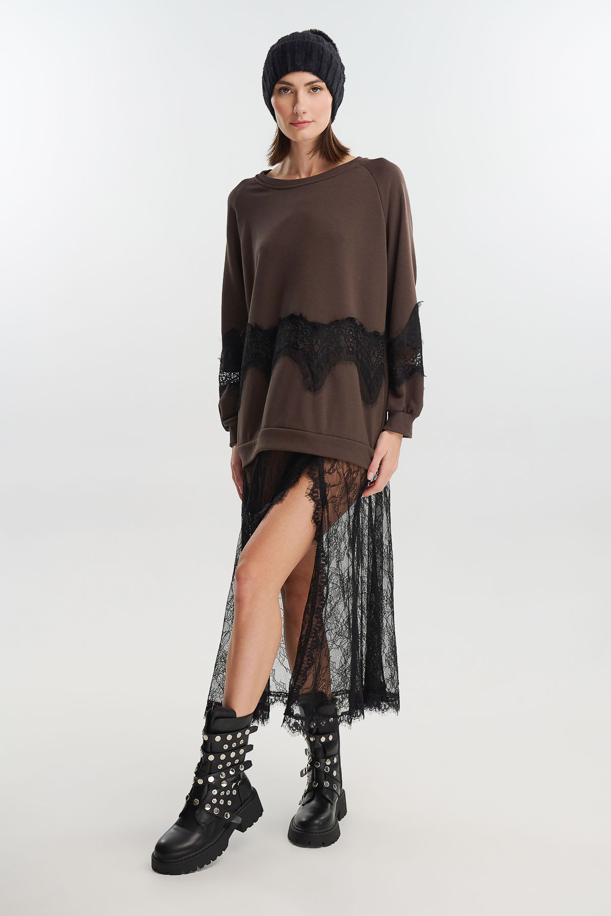 Φόρεμα τελείωμα δαντέλα - Image 2