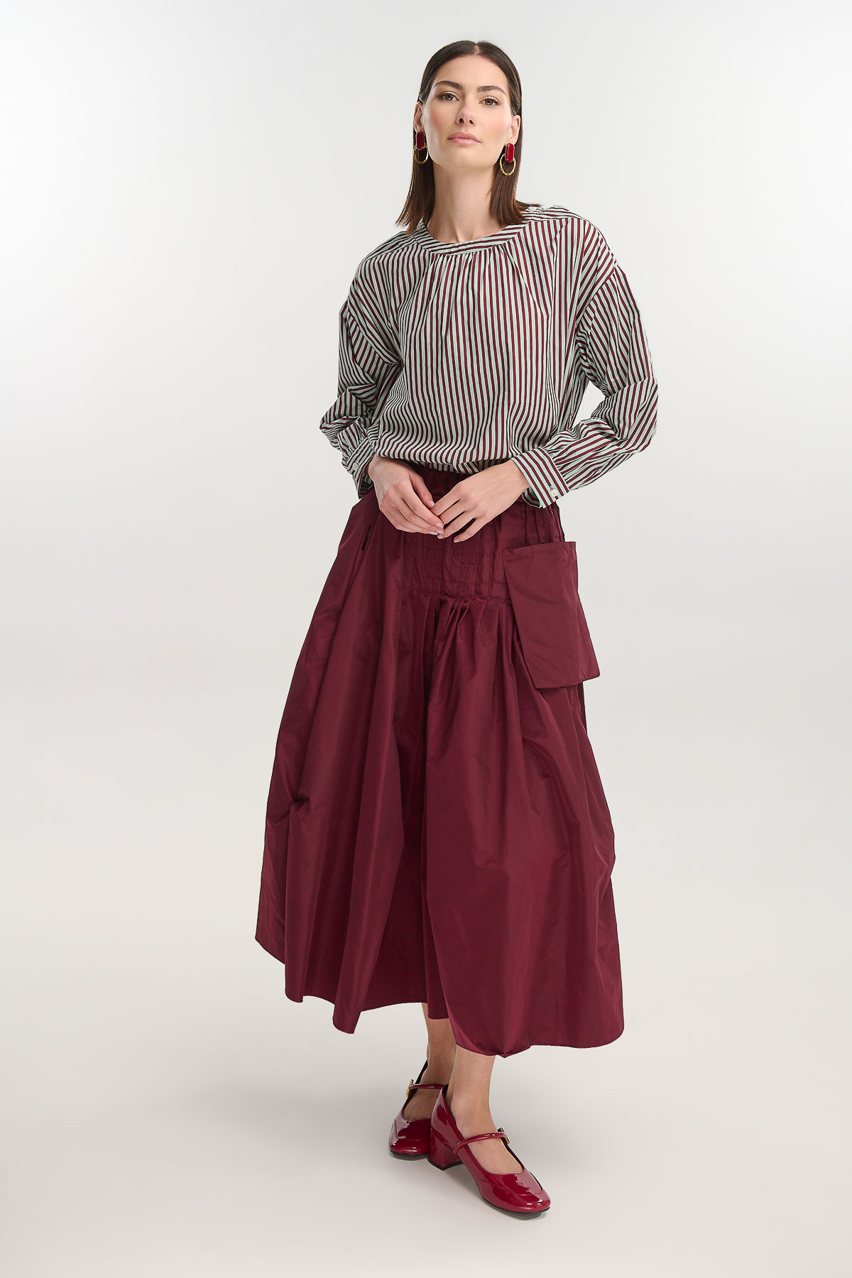 Πουκάμισο βαμβακερό ριγέ - Image 3