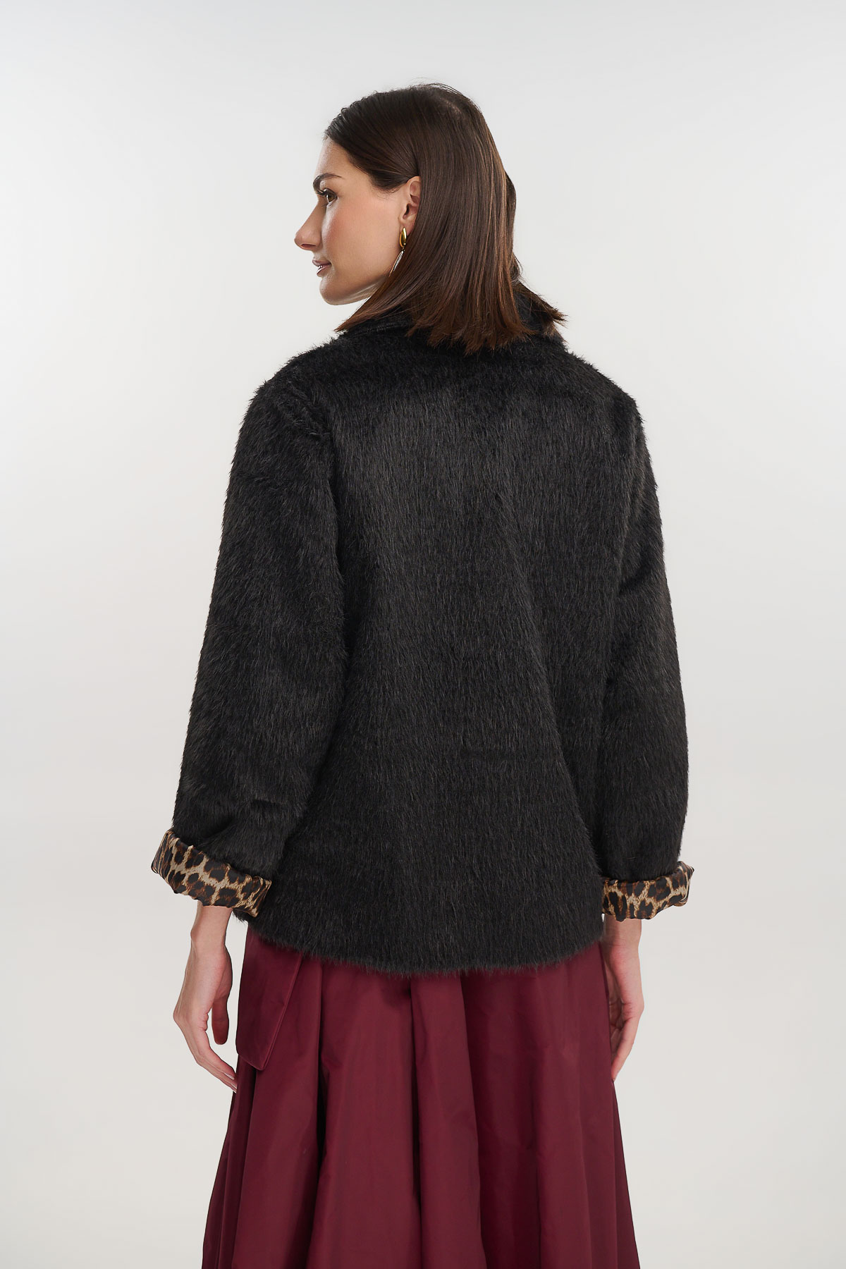 Jacket eco fur patches - Image 5