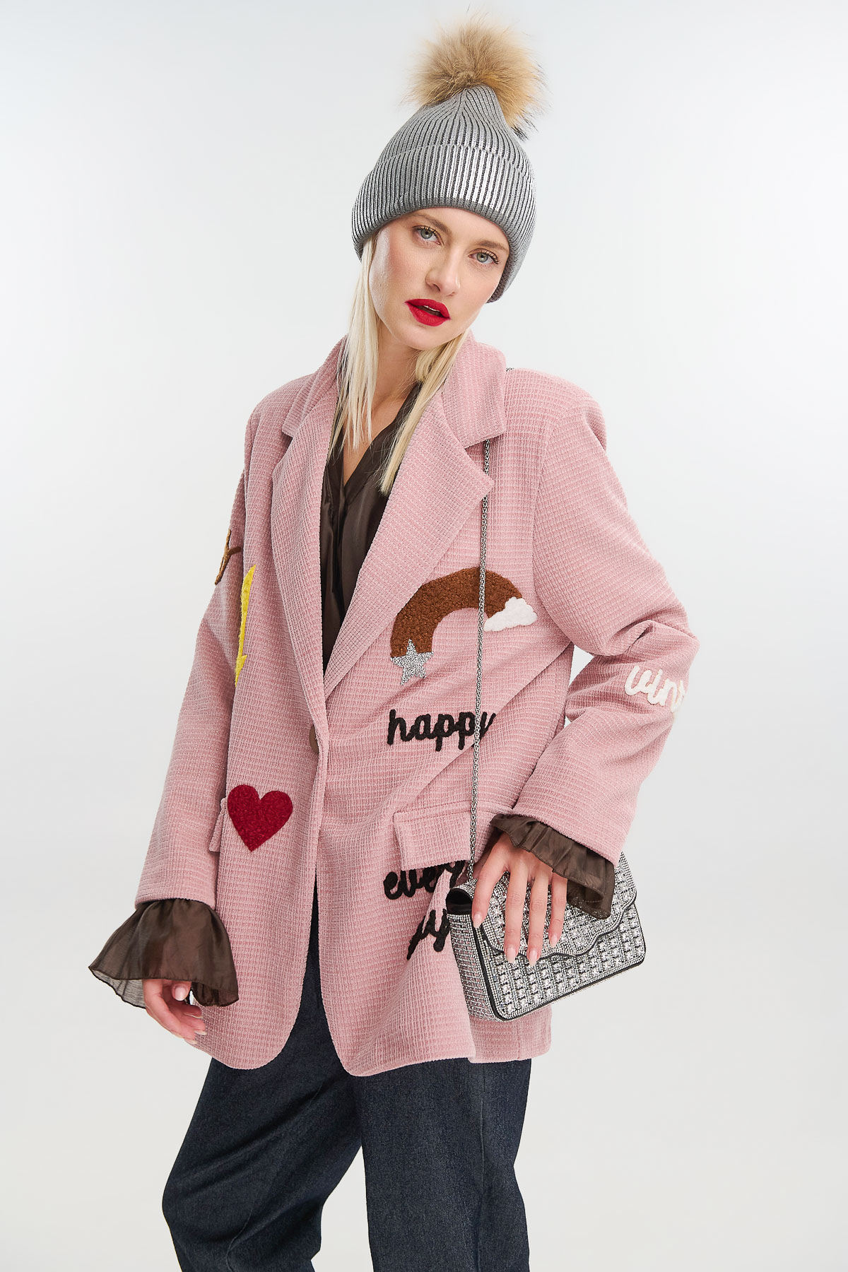 Σακάκι κοτλέ με patches - Image 2