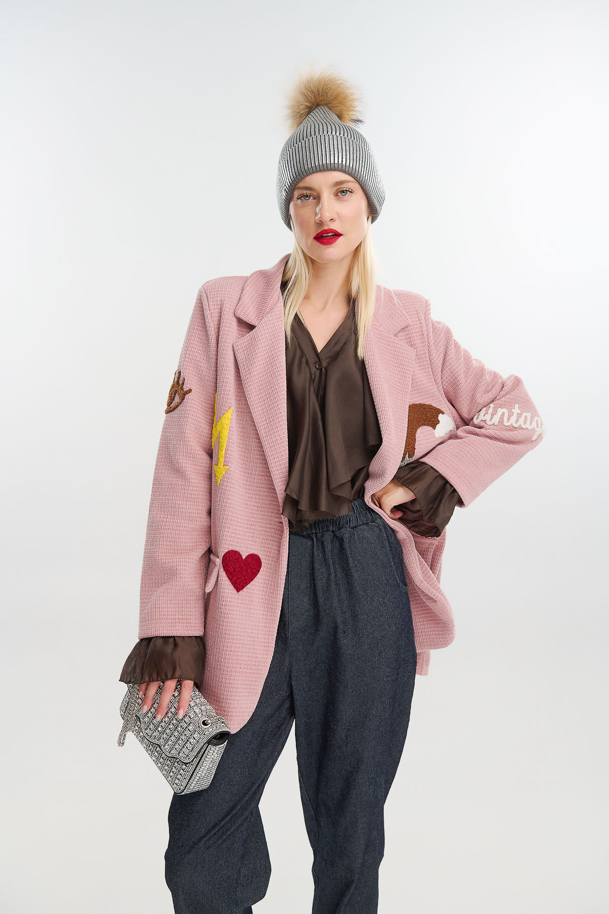 Σακάκι κοτλέ με patches - Image 4