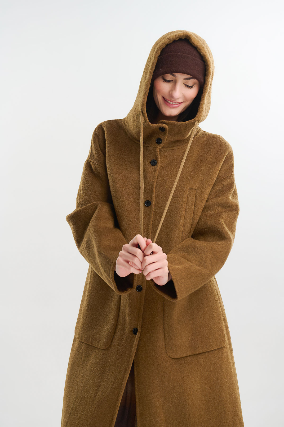 Παλτό μάλλινο με κουμπιά teddy - Image 2