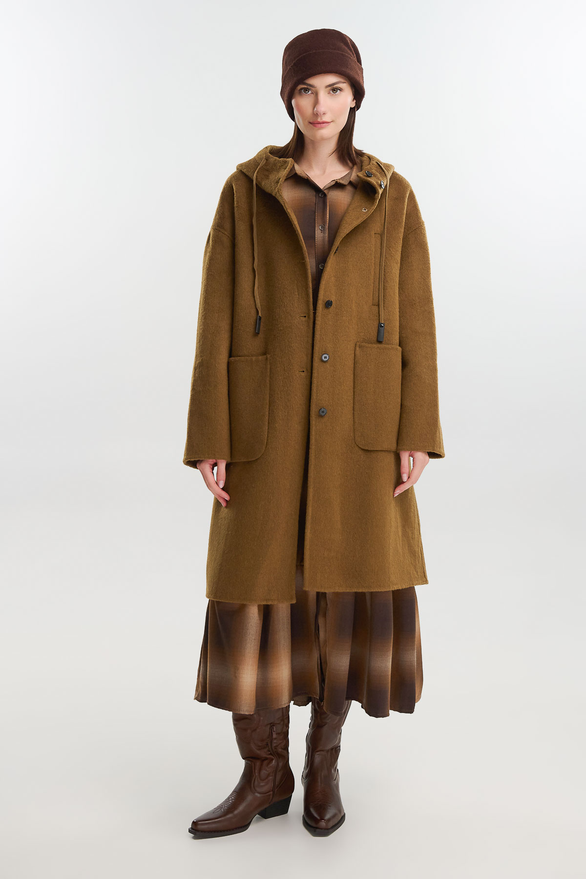 Παλτό μάλλινο με κουμπιά teddy - Image 3