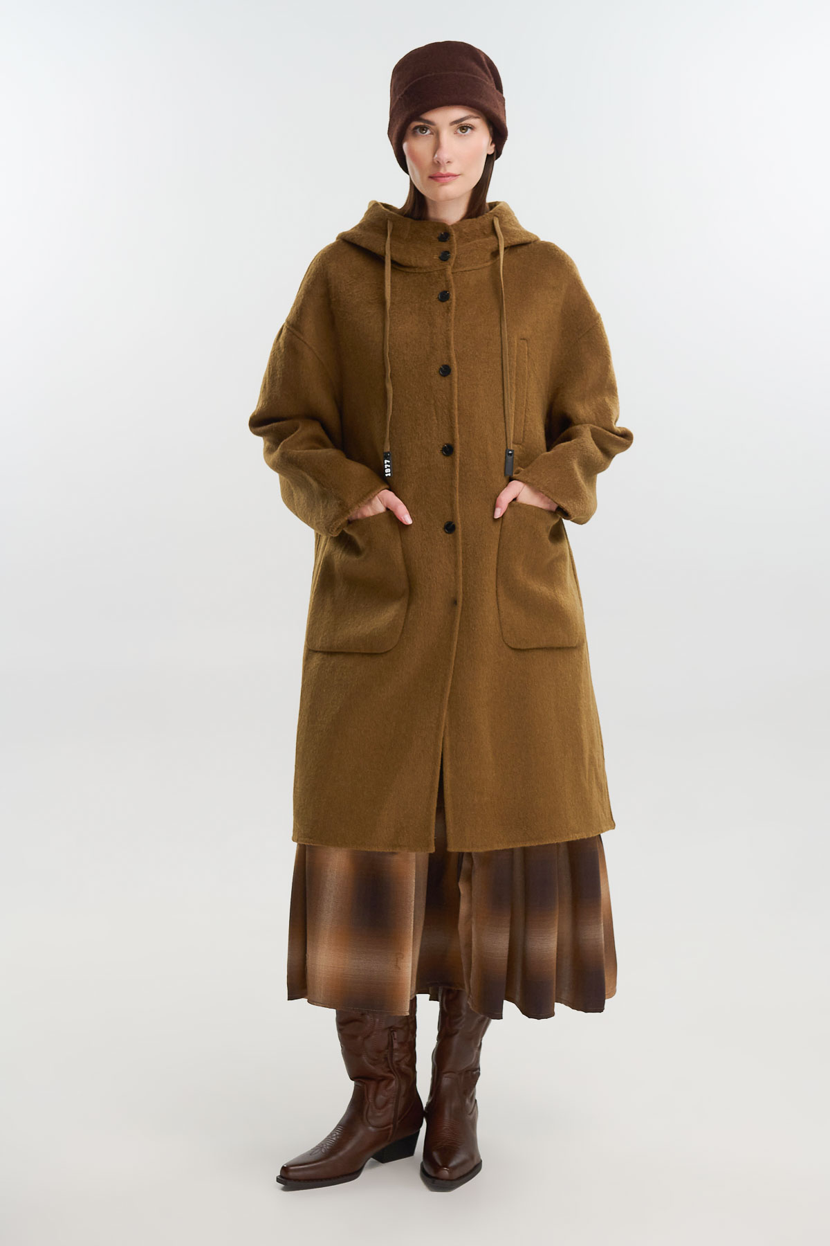 Παλτό μάλλινο με κουμπιά teddy - Image 4