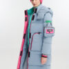 Jacket puffer fluo details