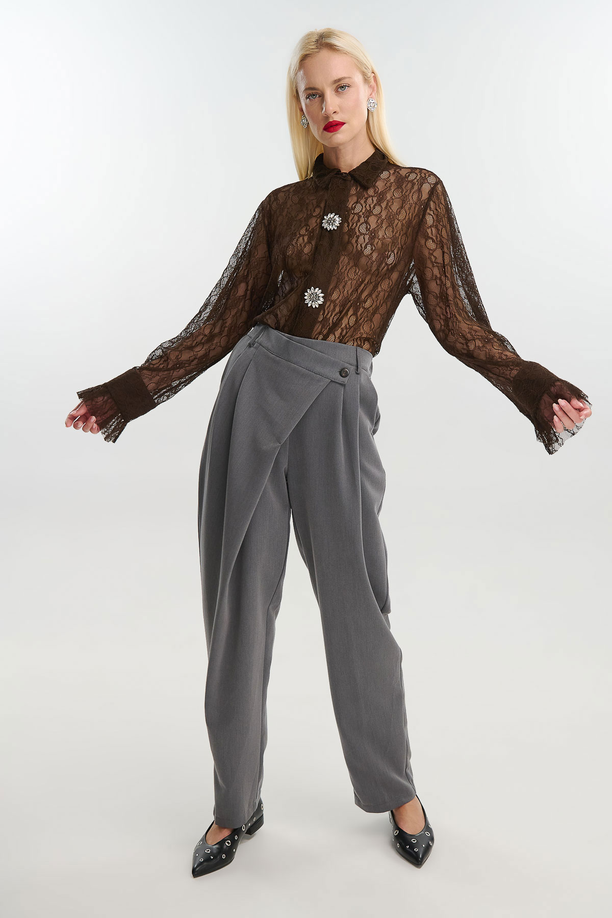 Παντελόνι φάκελος - Γκρι, One_size