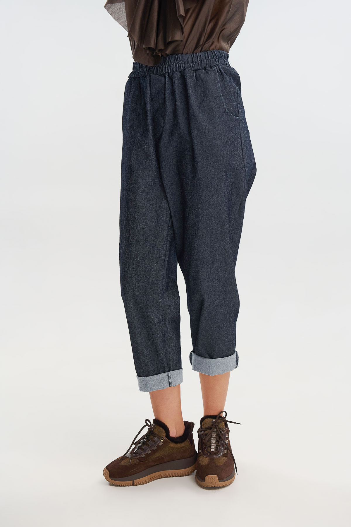 Παντελόνι denim με λάστιχο - Image 3