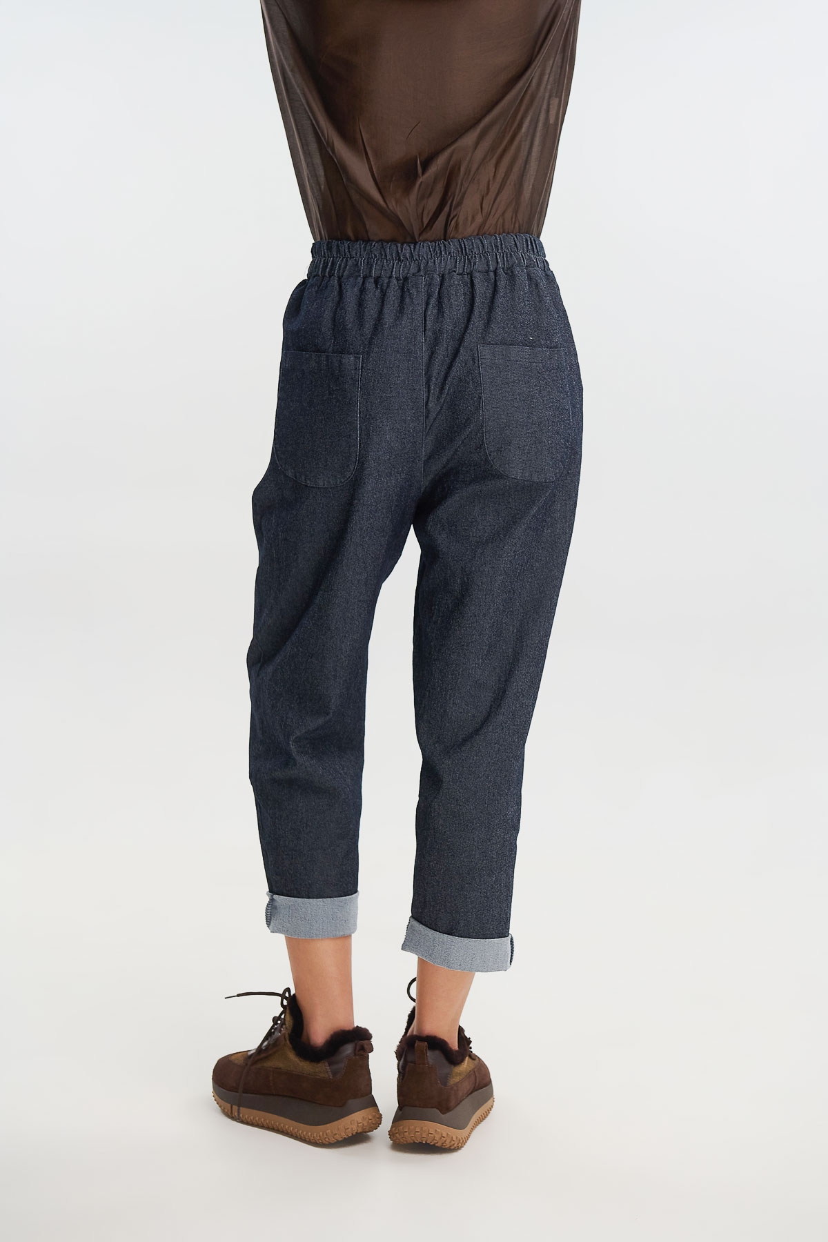 Παντελόνι denim με λάστιχο - Image 5