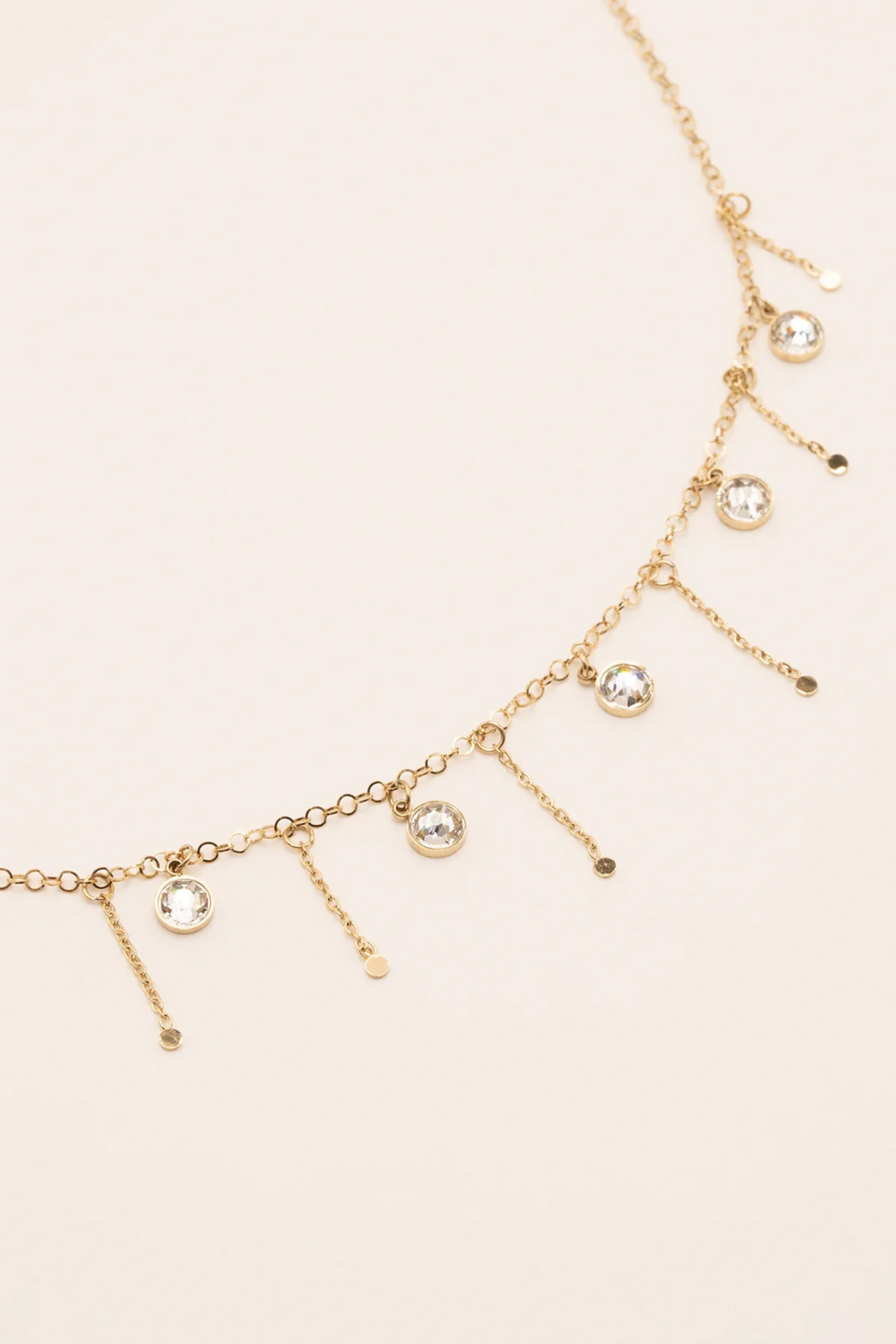 Lupin Necklace Bohm Paris - Swarovski® - Λευκό, One_size