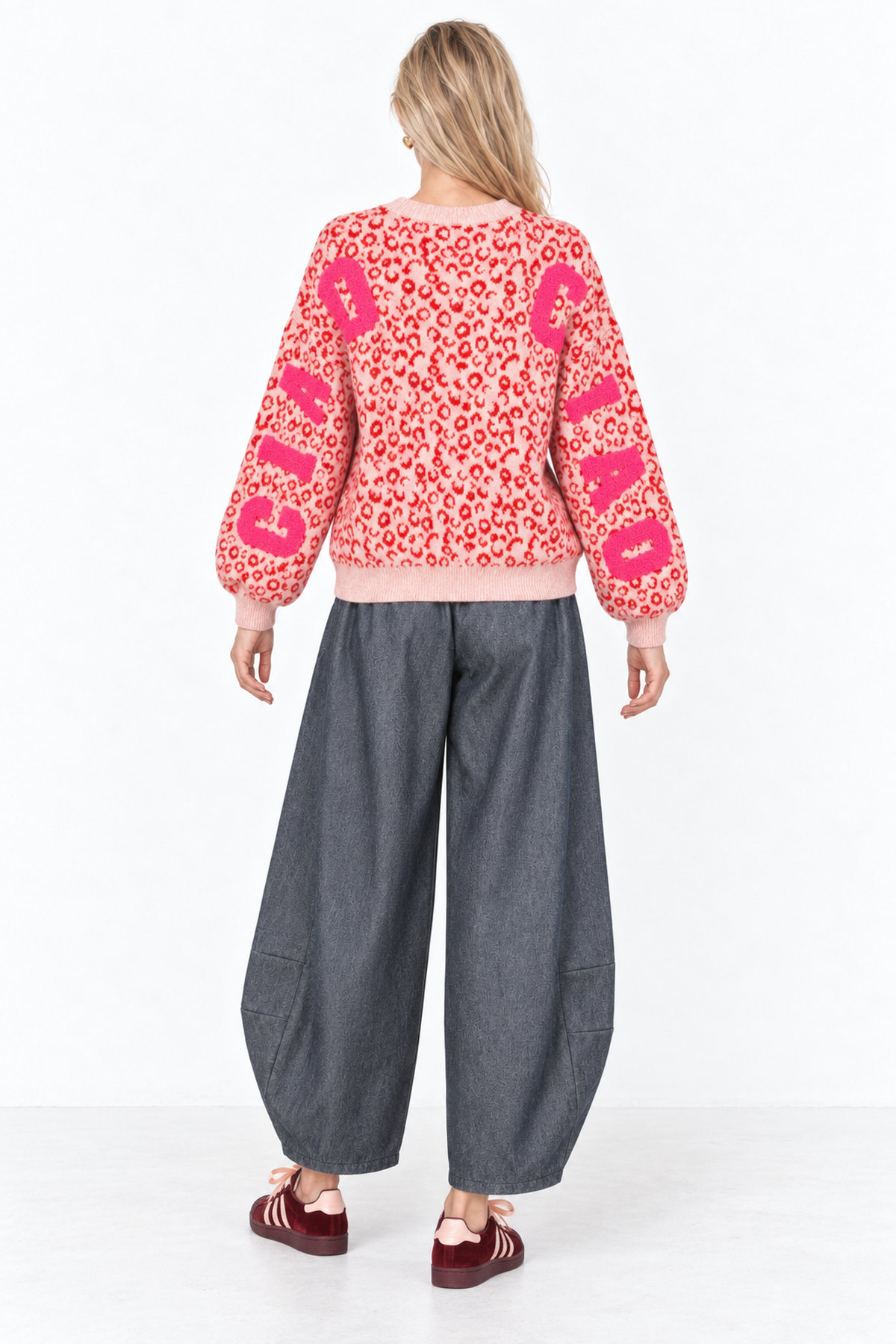 Pullover animal print Ciao - Ροζ, One_size