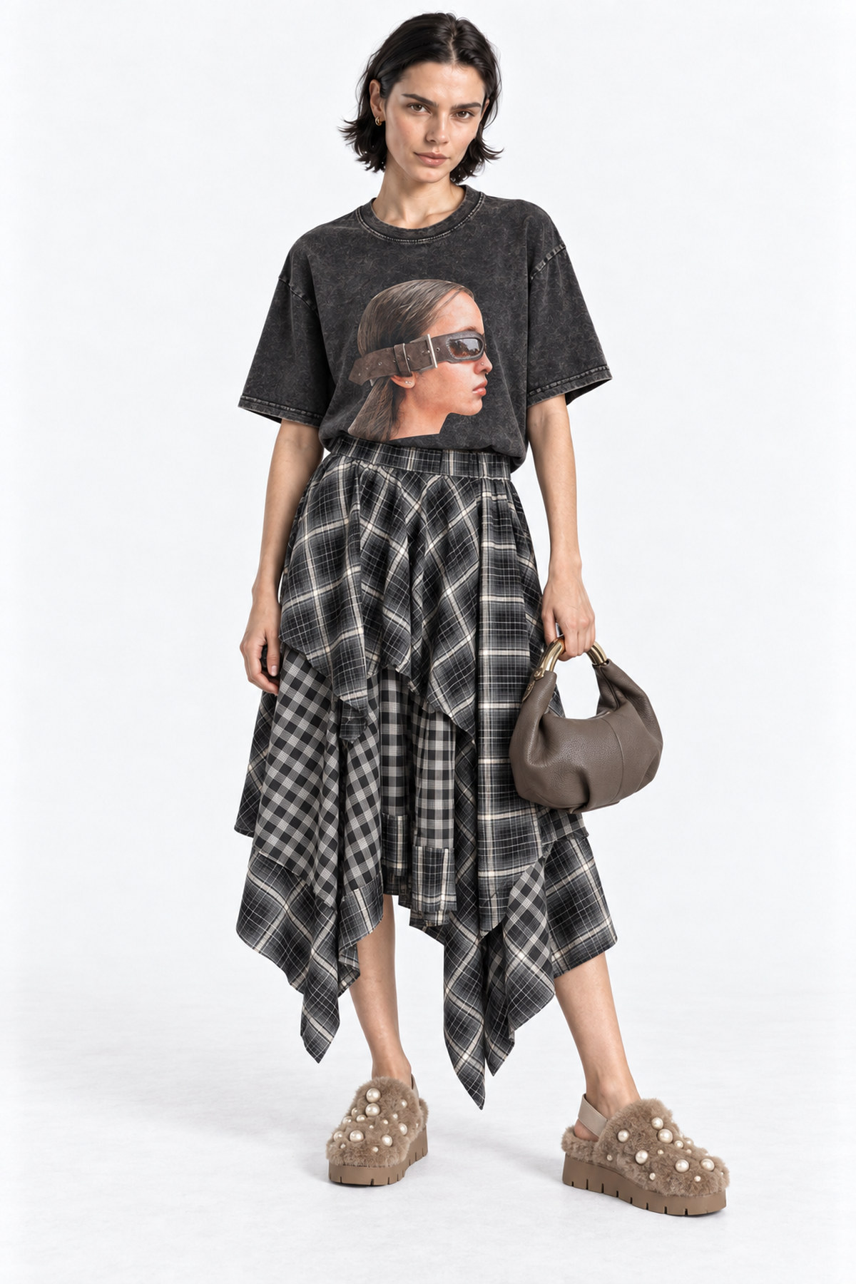 Washed T-shirt με Στάμπα - Image 4