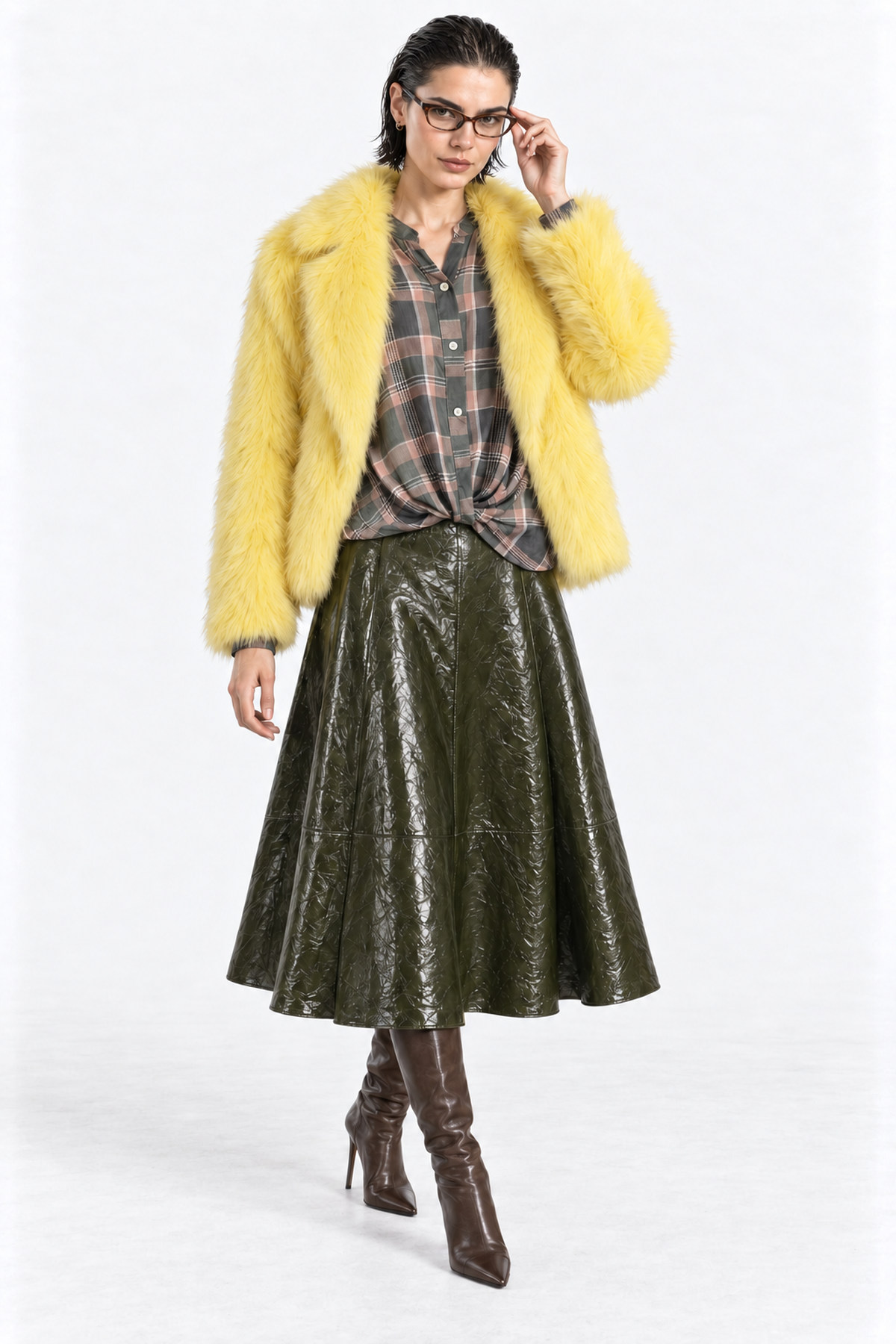 Skirt midi vinyl - Image 3