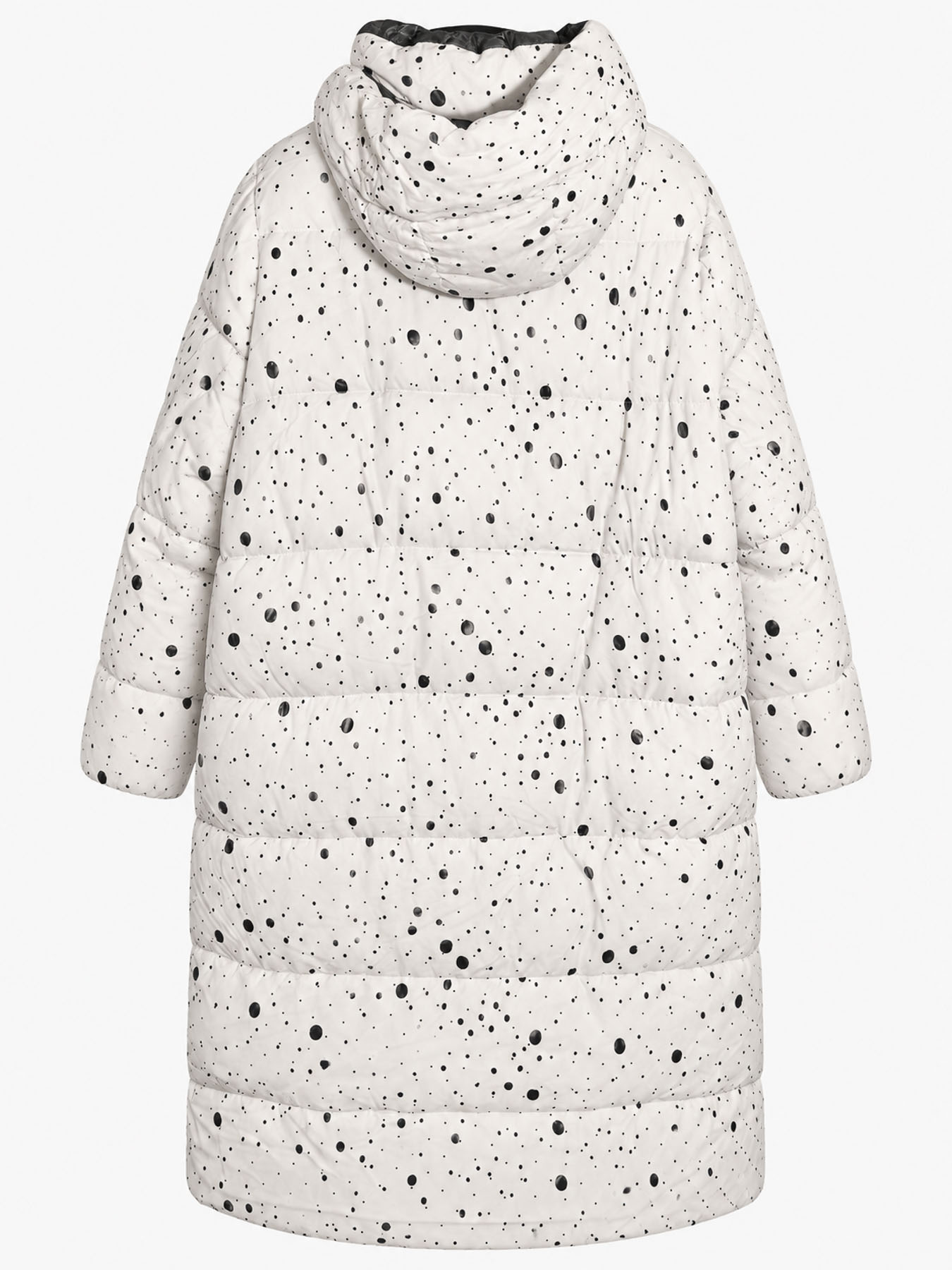 Μπουφάν puffer μακρύ cut effect - Image 4