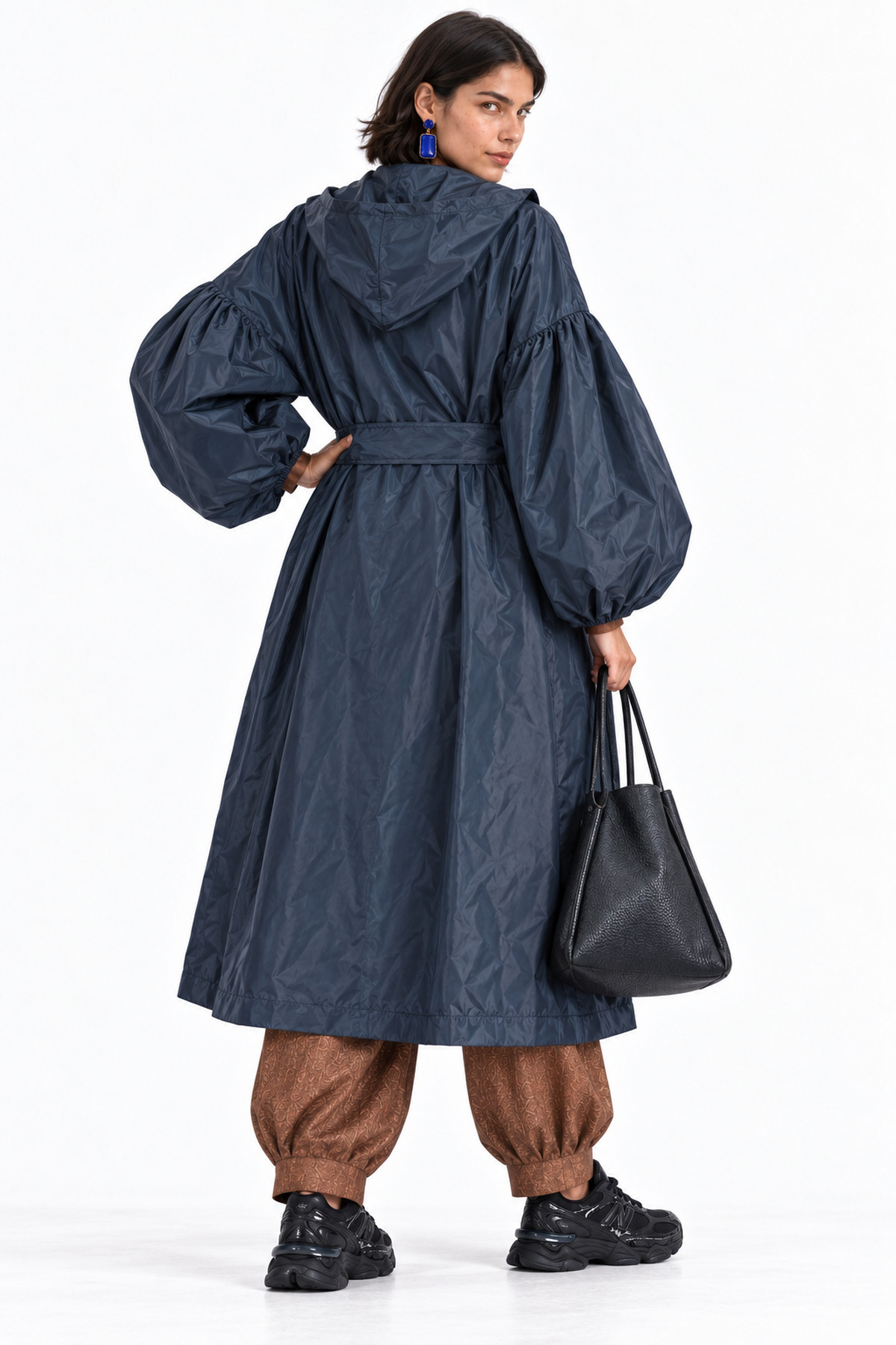 Trenchcoat long balloon sleeves - Image 2