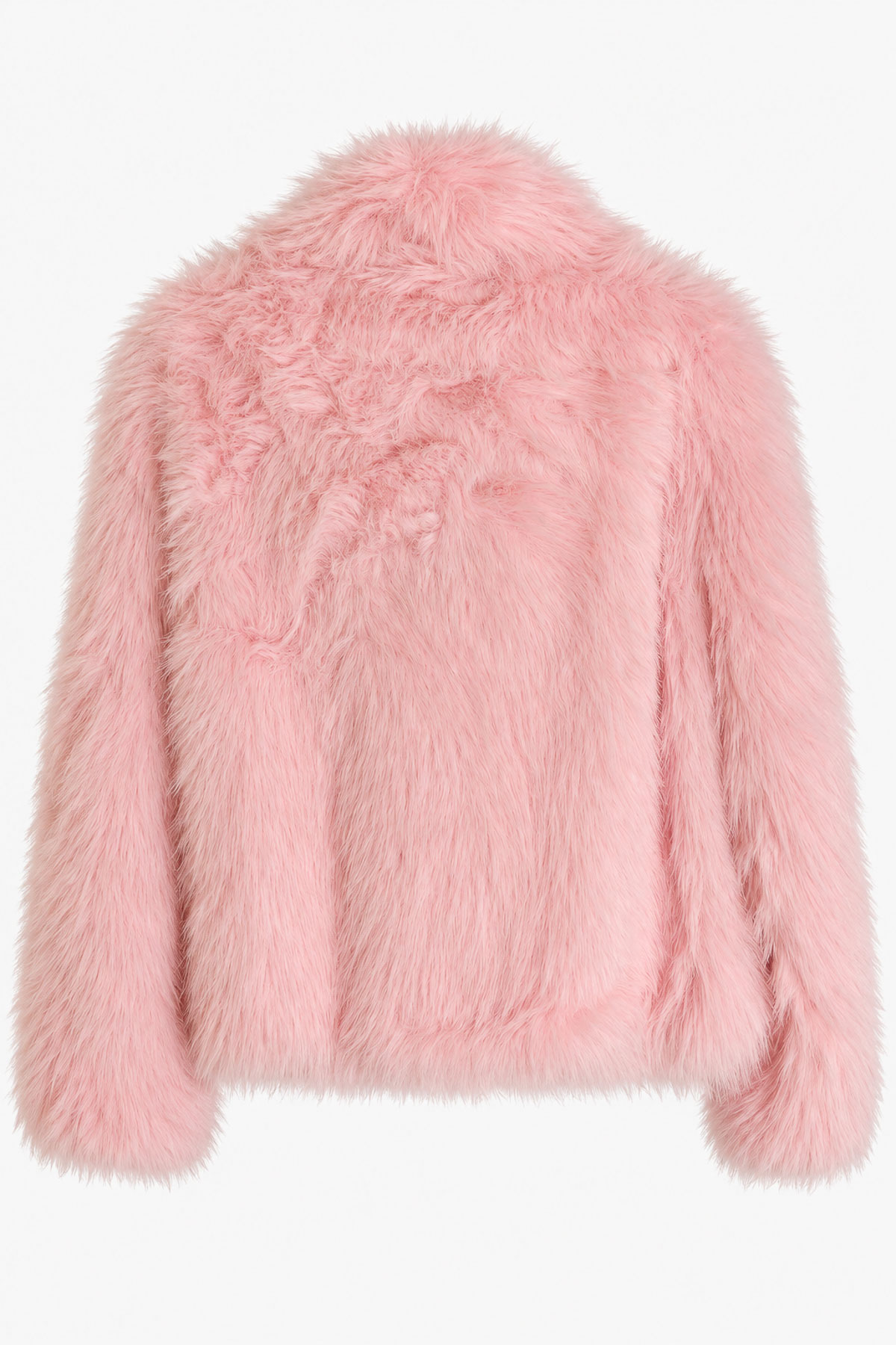 Eco fur jacket με μεγάλο γιακά - Image 3