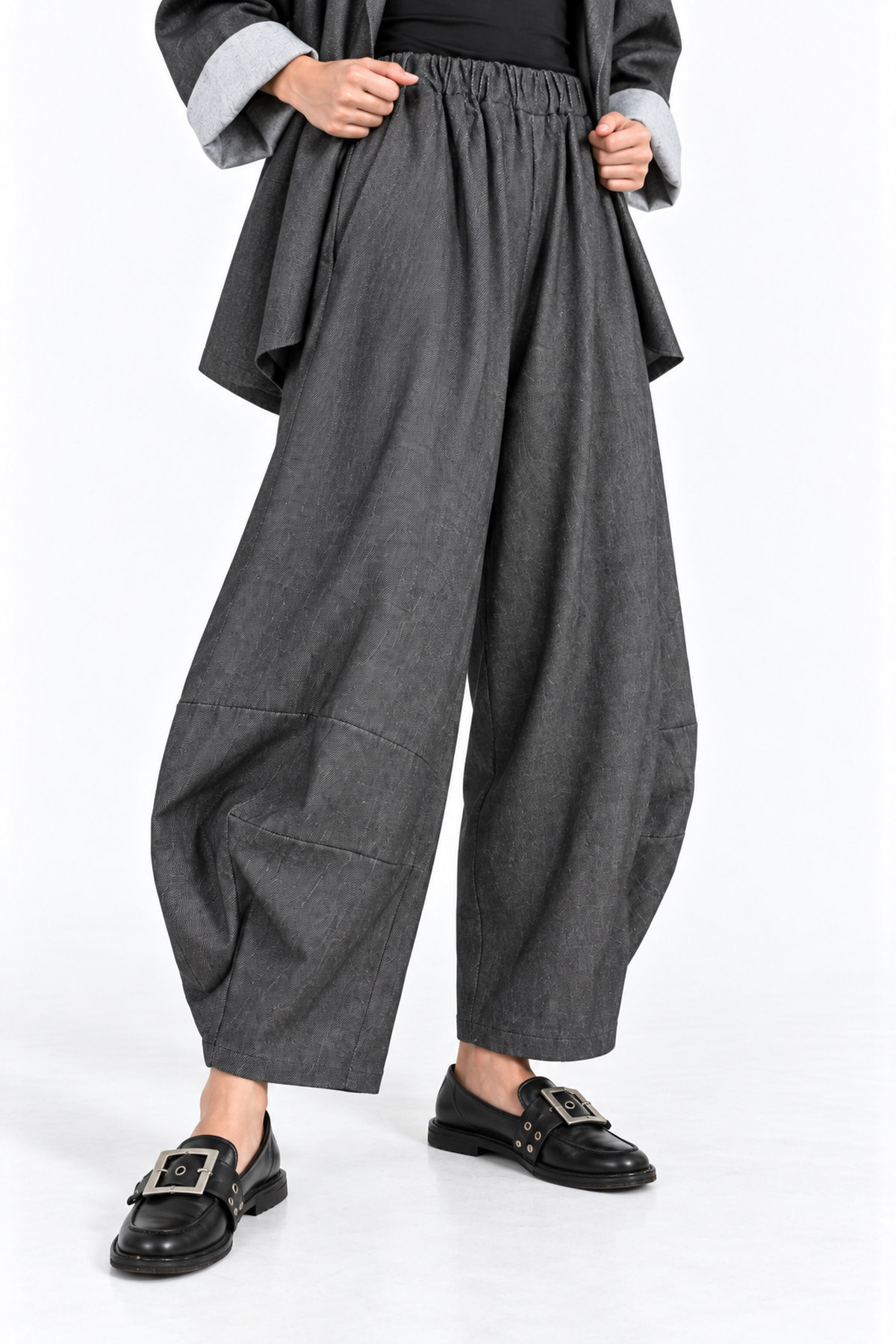 Παντελόνα Denim Baggy - Γκρι, One_size