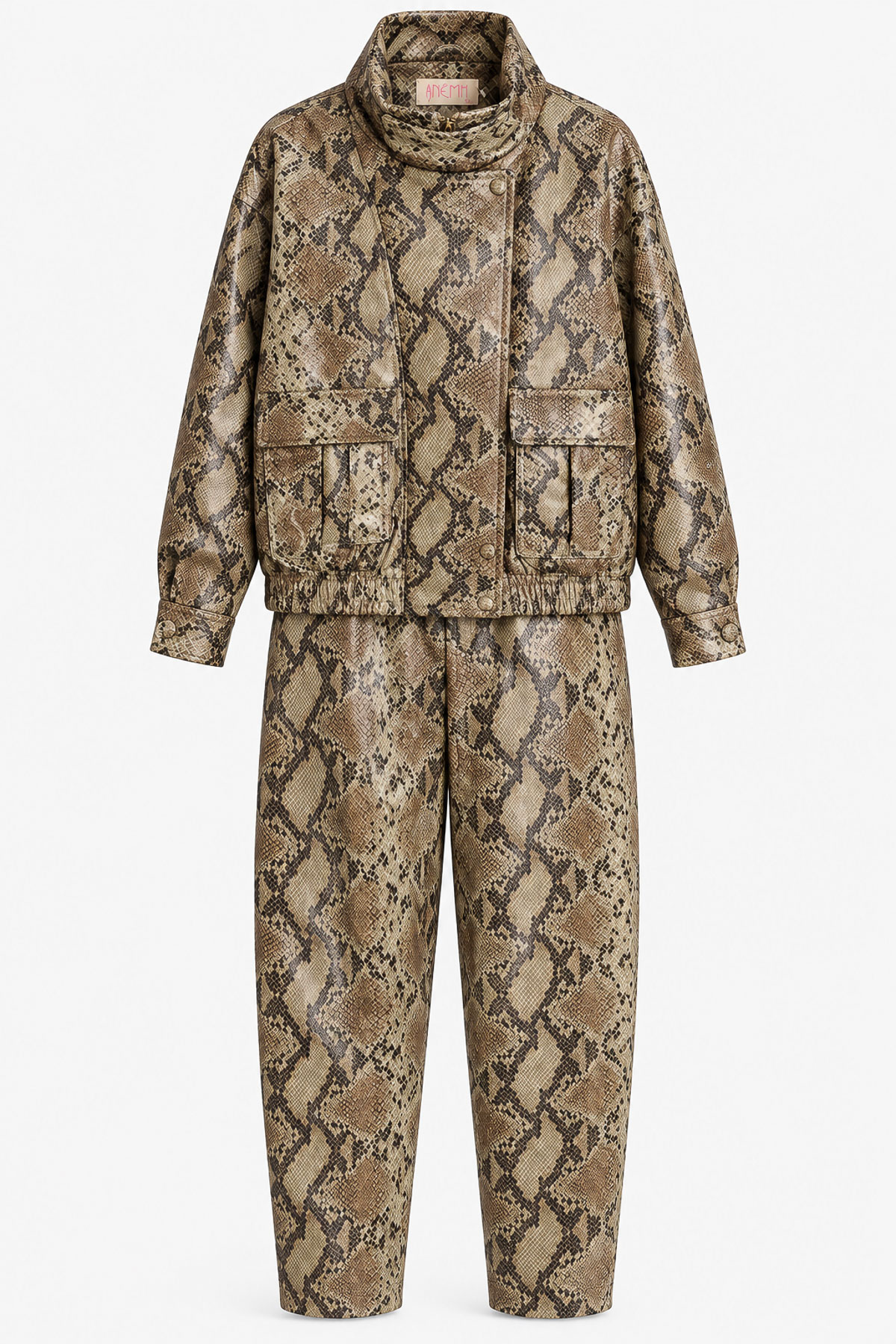 Pants eco leather snake - Image 5