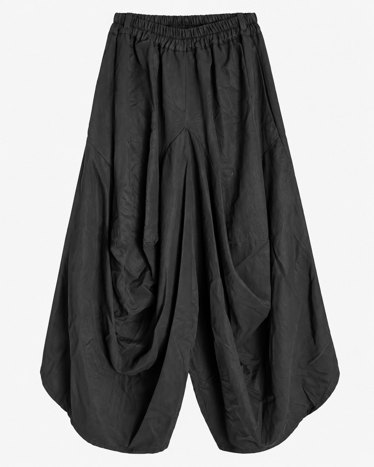 Παντελόνα oversized με σούρες - Image 3