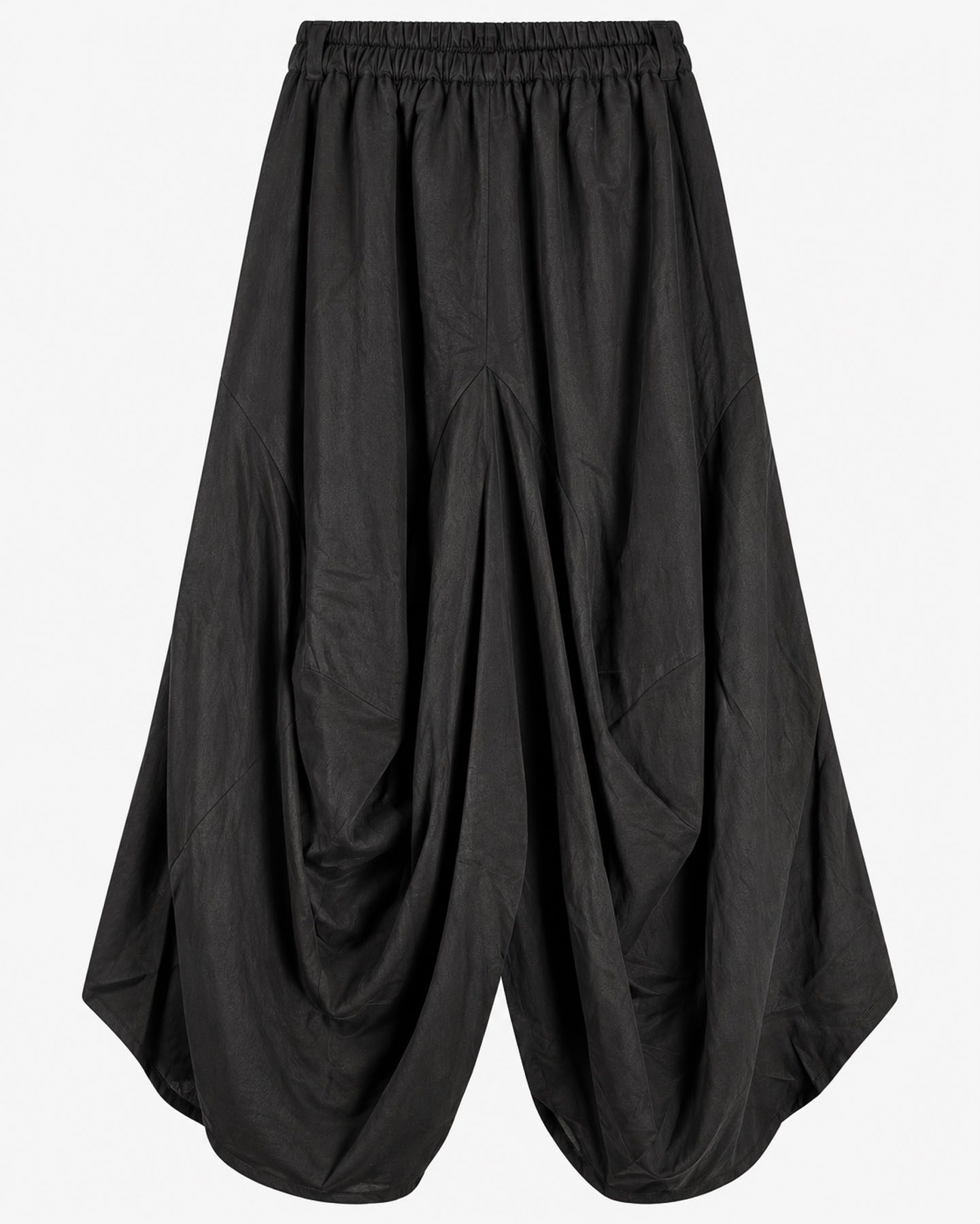 Παντελόνα oversized με σούρες - Image 4