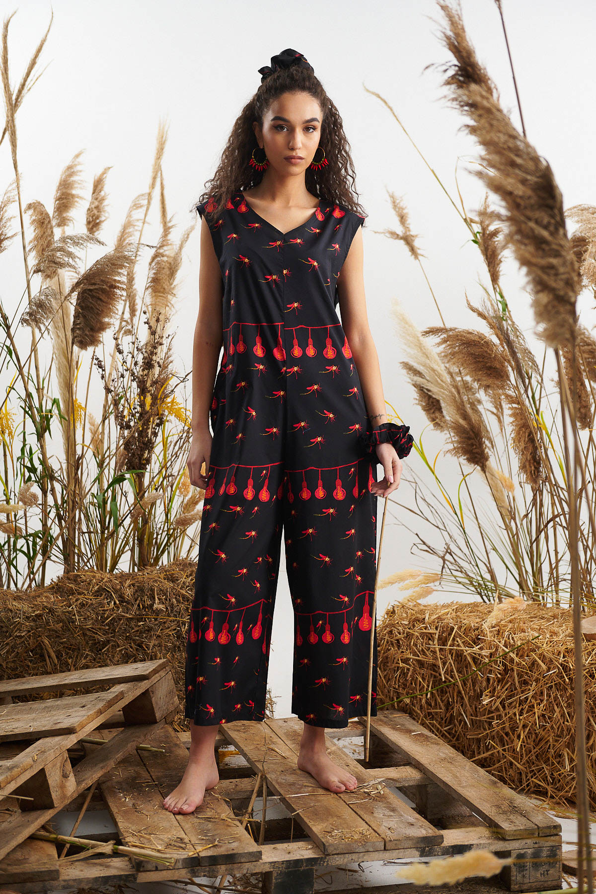 Jumpsuit ANEMH mosquitoes - Μαύρο, One_size